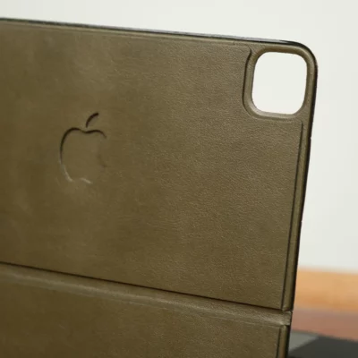 Bọc Keyboard Da Bò Olive