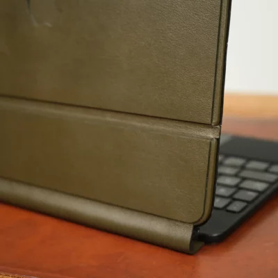 Bọc Keyboard Da Bò Olive