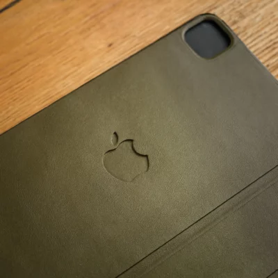 Bọc Keyboard Da Bò Olive