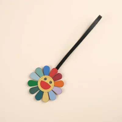 Charm Hoa Hướng Dương – Da Bò Nhiều Màu