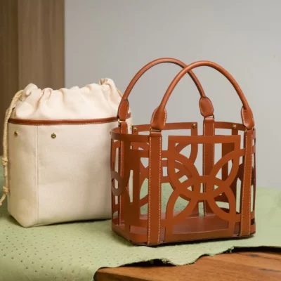 Dee25 Bag Da Bò Thảo Mộc X Canvas