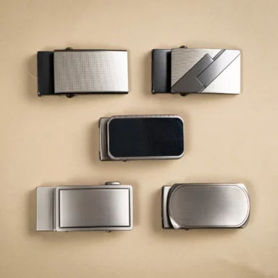 Thắt Lưng Khóa Trượt Da Bò Black, Brown