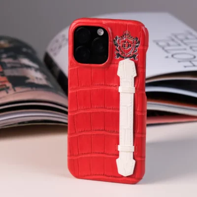 Phonecase Da Cá Sấu Red