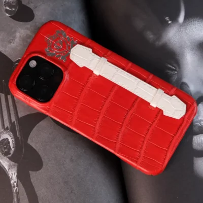 Phonecase Da Cá Sấu Red