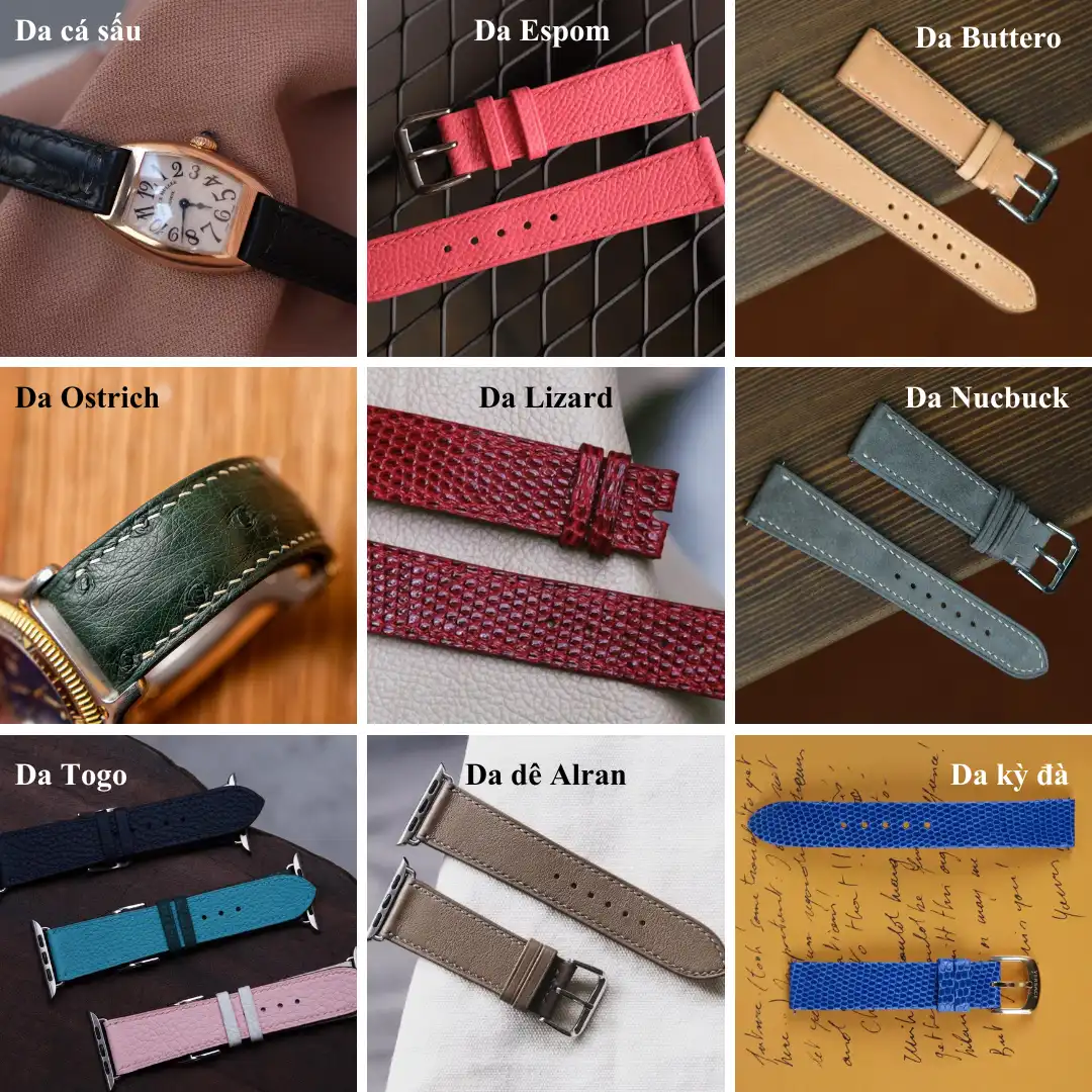 Thay Dây Đồng Hồ Cao Cấp – Dây Da Thủ Công