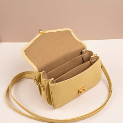 Túi Chub Da Bò Yellow