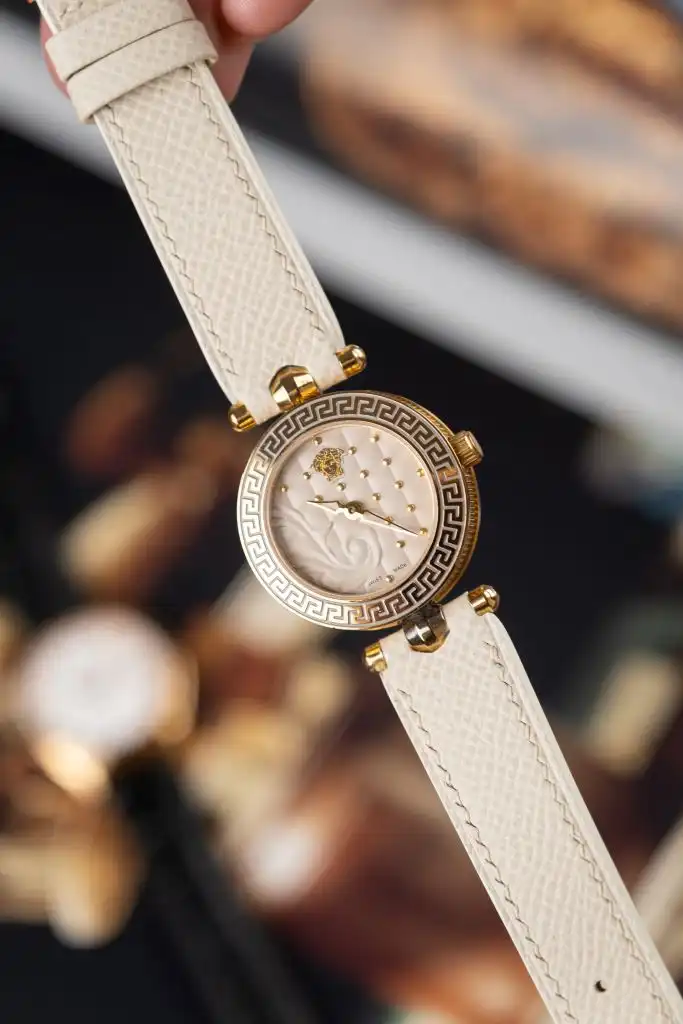 Dây Da Đồng Hồ Hermes – Da Bê Epsom - Cream - Hình 2