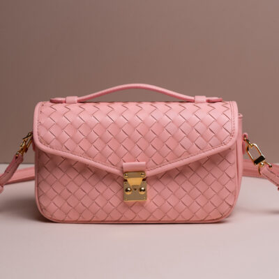 Túi Chub Da Bò Pink