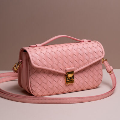 Túi Chub Da Bò Pink