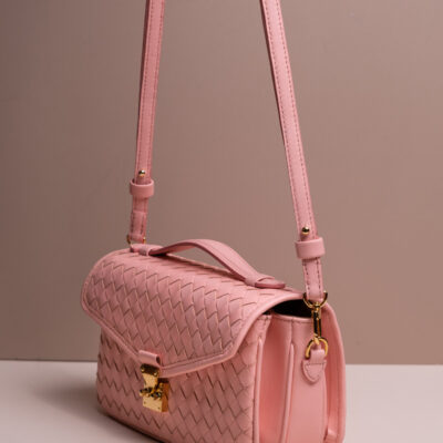 Túi Chub Da Bò Pink