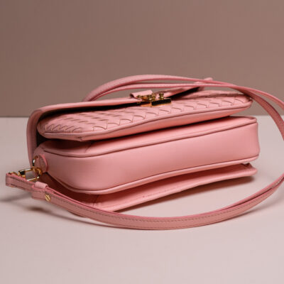 Túi Chub Da Bò Pink