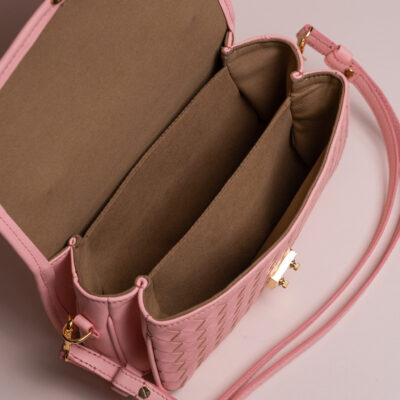 Túi Chub Da Bò Pink