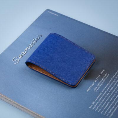 Ví Sen Da Epsom Màu Blue - Nội Thất Gold