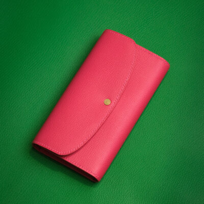 Ví Dài Nữ Da Epsom Hồng San Hô