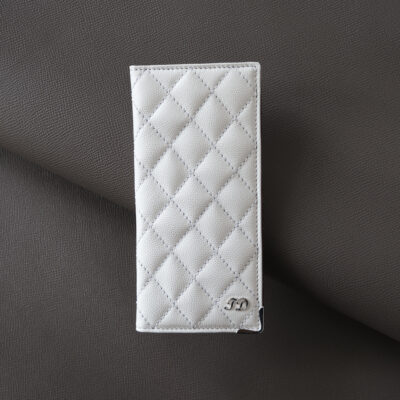 Long Money Clip - Da Caviar - White